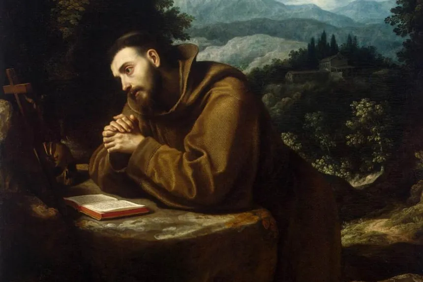 Cigolis maleri av den hellige Frans av Assisi